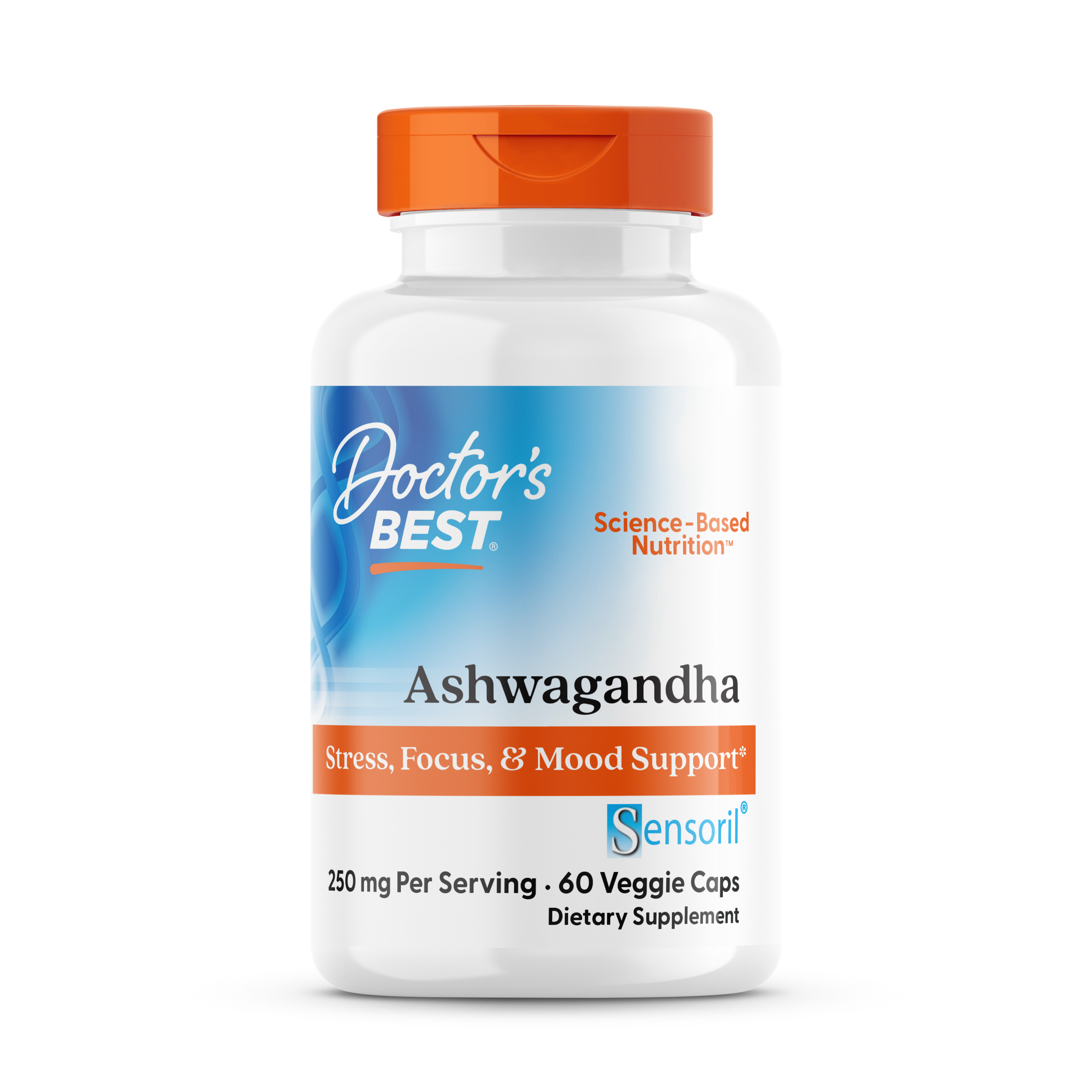 Doctor's Best Ashwagandha with Sensoril 125mg 60 Veggie Caps