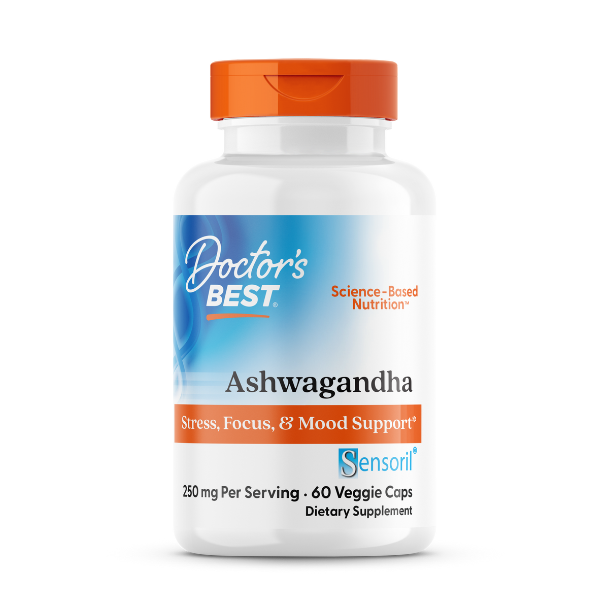 Doctor's Best Ashwagandha with Sensoril 125mg 60 Veggie Caps