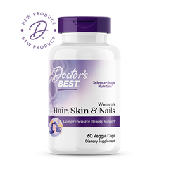 Doctor's Best Women's Hair Skin & Nails 60 Veggie Caps
