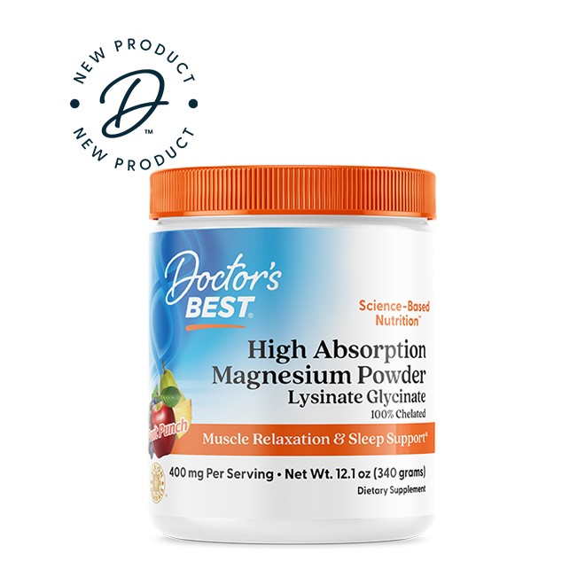 Doctor's Best High Absorption 100% Chelated Magnesium Powder 200g