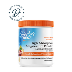 Doctor's Best High Absorption 100% Chelated Magnesium Powder 200g