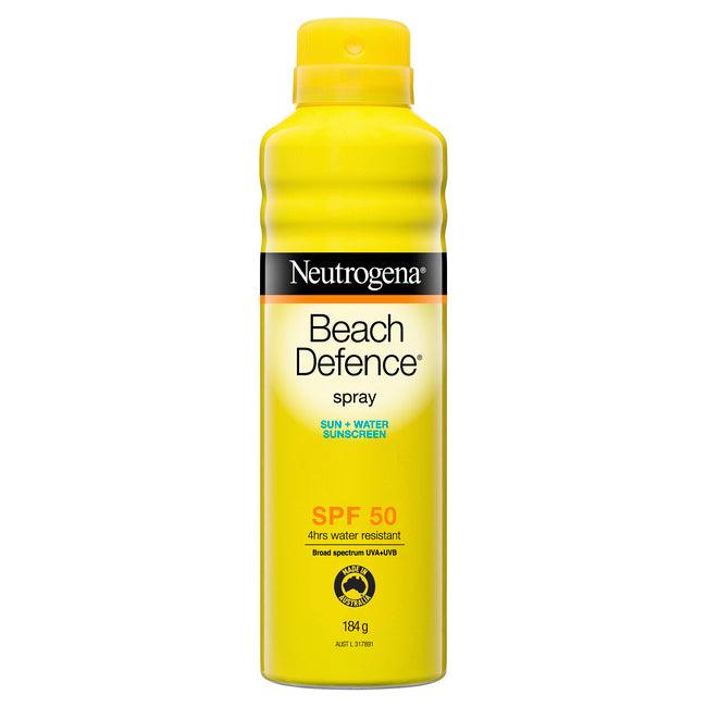 Neutrogena Beach Defence Mist SPF50 184g - DominionRoadPharmacy