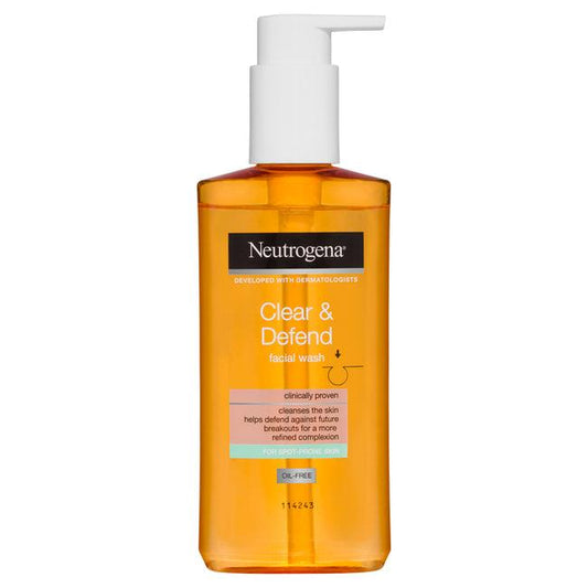 Neutrogena® Clear & Defend Gel Cleanser 200mL - DominionRoadPharmacy