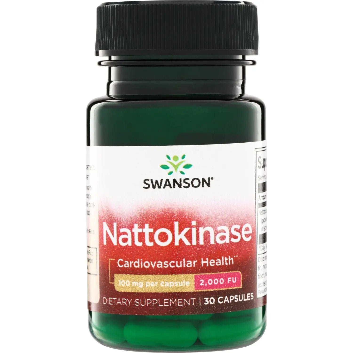 Swanson Nattokinase 2,000 FU 30 Caps Supports Circulation Supplement