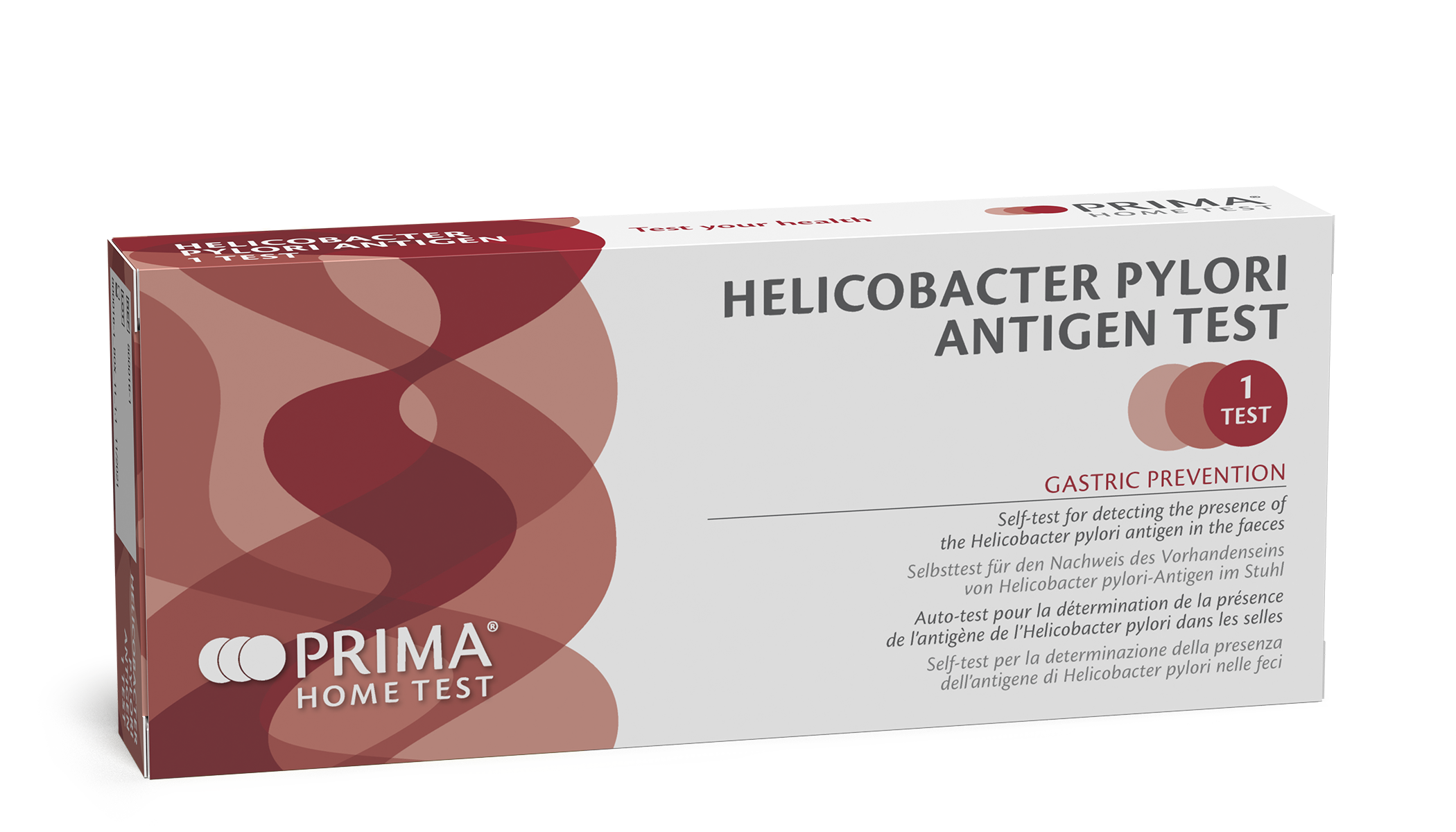 Prima Helicobacter Pylori Antigen Test Kit box