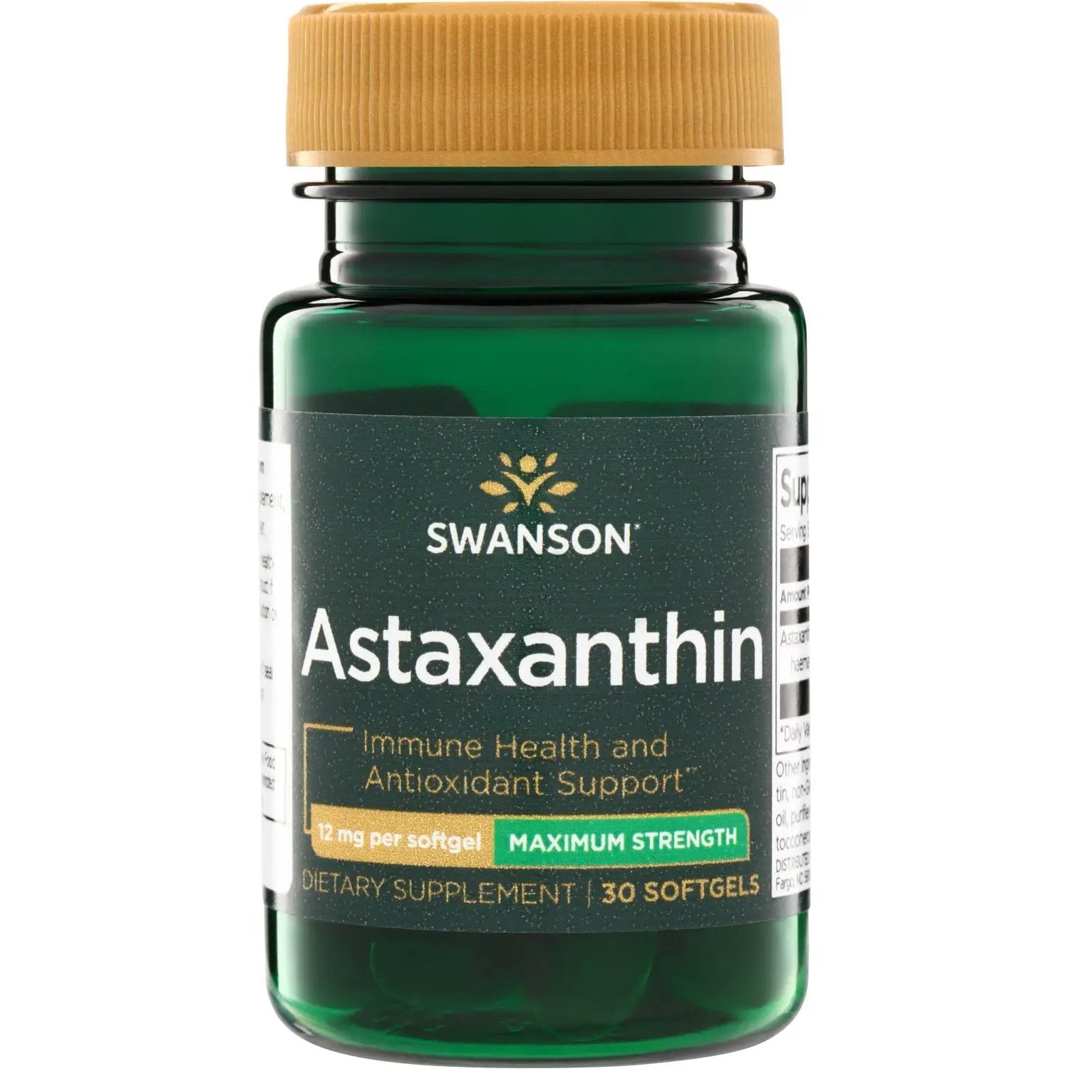 Swanson Astaxanthin Maximum Strength 12mg 30 Softgels