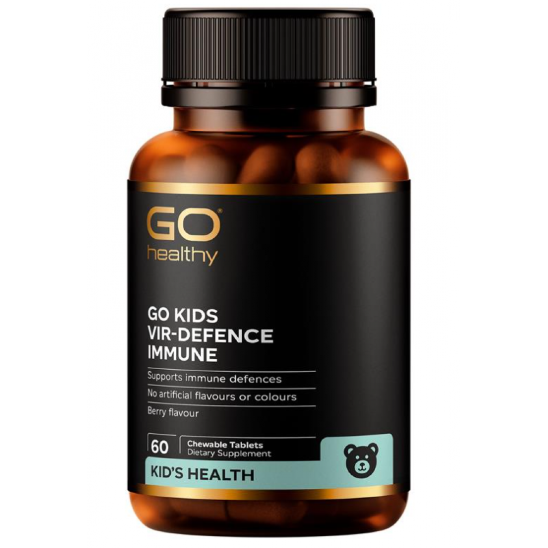 GO Healthy GO Kids Vir-Defense Immune Chewable Tablets 60 Tablets
