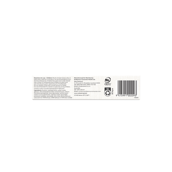 Red Seal Kids Toothpaste with fluoride [Berry Bubble Flavor] 70g Ecostore Toothpaste,Fluoride,gentle toothpaste,Kids Oral Care,Kids Toothpaste,Red Seal,Red Seal Kids,Red Seal Kids Toothpaste,Red Seal Kids Toothpaste with fluoride,teeth,Teeth & Muscles,tee
