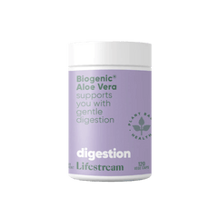 Lifestream Biogenic Aloe Vera 120 Capsules biogenic aloe vera,chemist,digestion,issues,lifestream