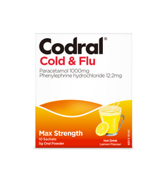 Codral Relief 6 signs Sachet Drink 10 sachets Codral Relief 6 signs Sachet,issues