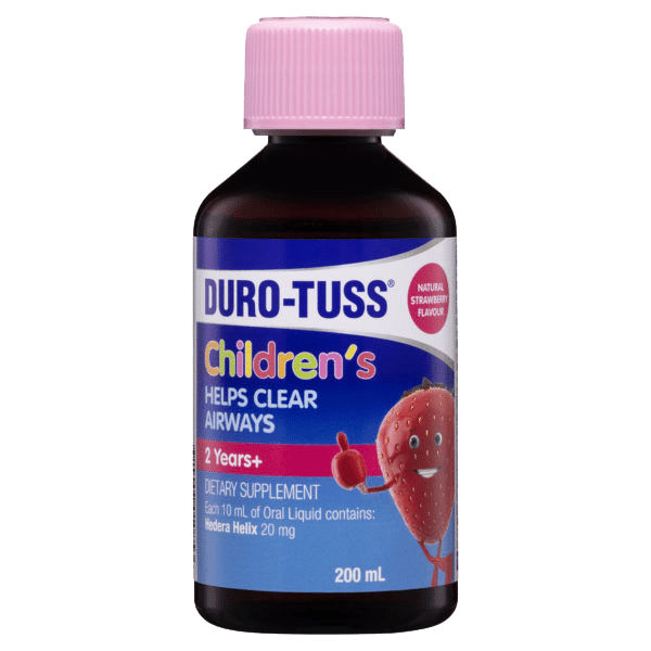 Duro-Tuss Children’s Strawberry 200 ml helps clear airways - DominionRoadPharmacy