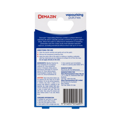 Demazin Vapourising 6 Patches allergy,cold,demazin,issues,kids,vapour pads