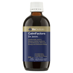 Bioceuticals CalmFactors For Juniors for Restlessness & Disturbed Sleep 200 ml