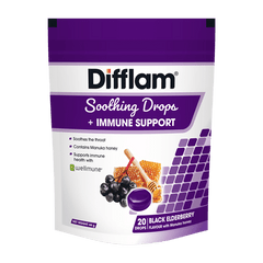 Difflam Soothing Drops Immune Support Black Elderberry