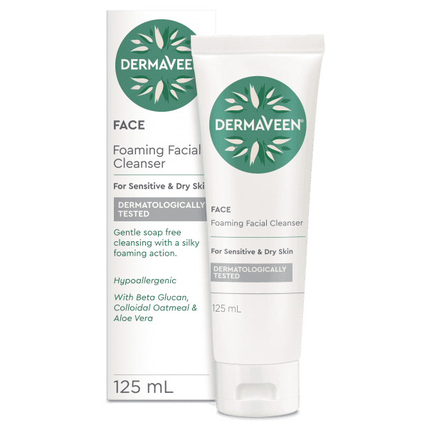 Dermaveen FOAMING FACIAL CLEANSER 125 ml cetaphil,cetaphil baby,cetaphil cream,cetaphil lotion,cetaphil moisturising,dermaveen,DermaVeen Oatmeal Conditioner,dermaveen extra hydrating intensive cream,DermaVeen Extra Hydration Gentle Soap Free Wash 250ml,DE