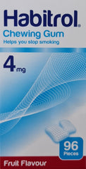 Habitrol Chewing Gum 4mg 96 pieces Fruit flavour chewing gum,habitrol,issues,nicotine,smoking,stop smoking