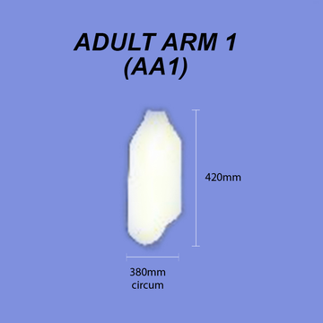 Adult Arm - Size 1 (Lower Arm) Dri Cast Cover 38cm circum). Suitable for covering hand,ADULT ARM,ADULT ARM 1,ADULTARM,Covers adult arms up to just below the elbow (42cm length,DRI CAST,DRICAST,DRY CAST,DRYCAST,issues,wrist and lower arm casts and injuries