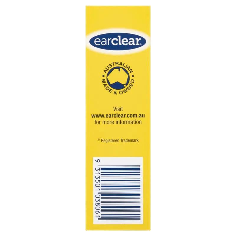EarClear EarWax Remover Drops 12ml disperses ear wax,Ear Wax Remover,effervescing action,issues,softens hardened ear wax