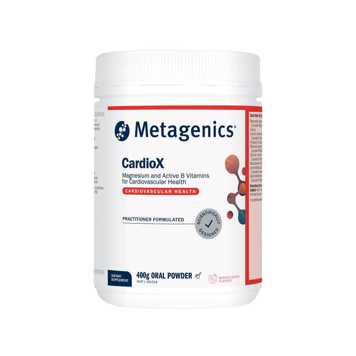 CardioX Banana Berry 400g Powder