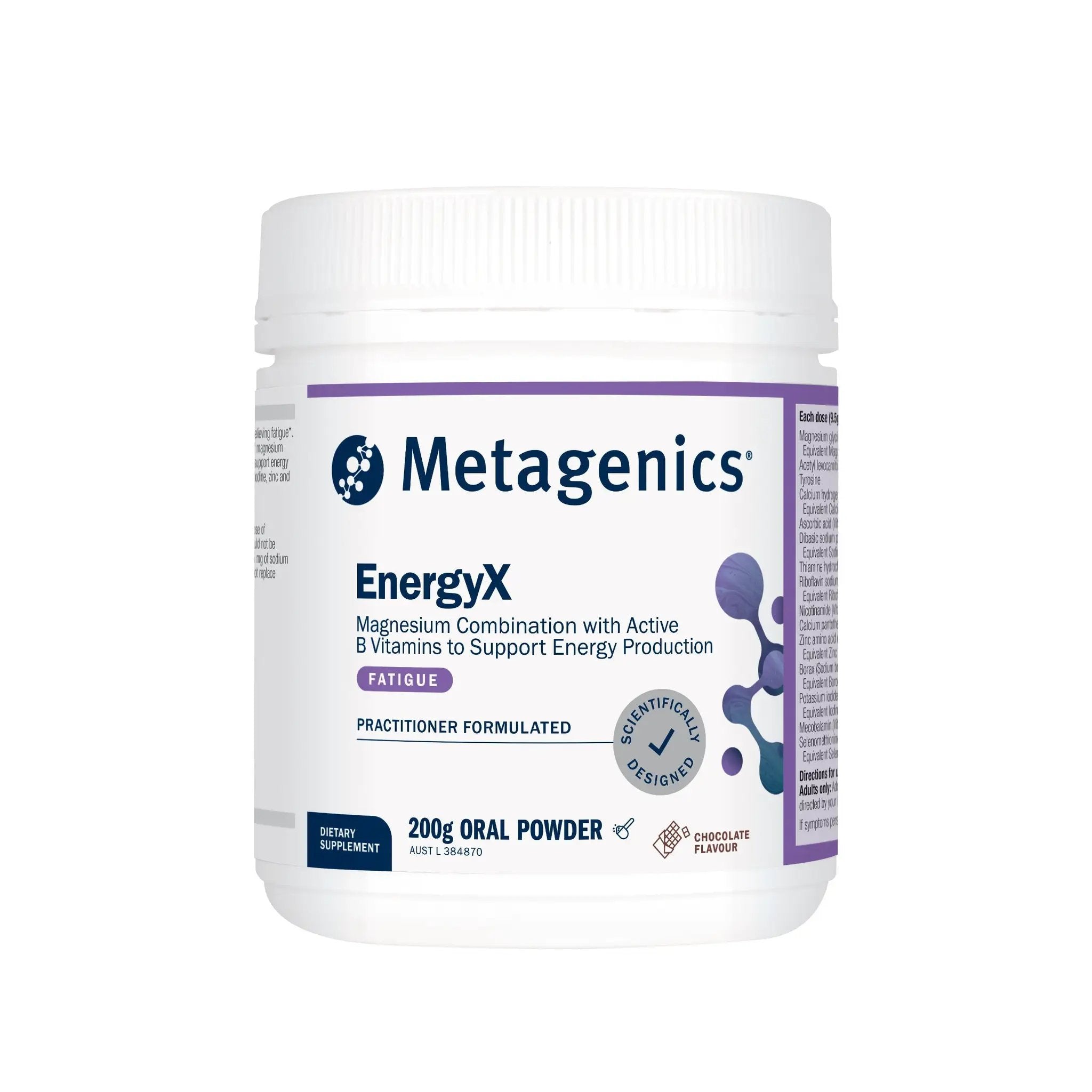 EnergyX Chocolate 200g Powder