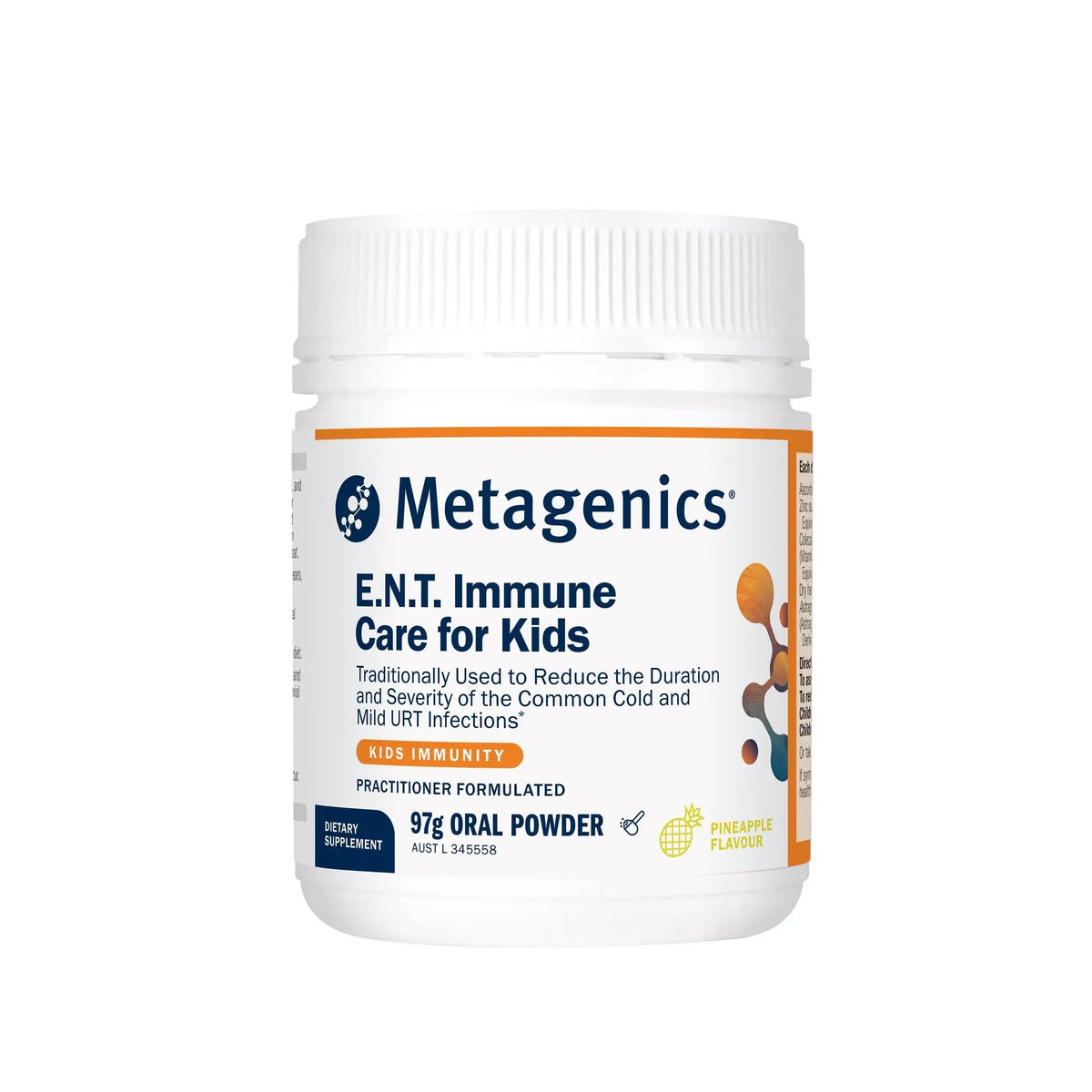 E.N.T Immune Care for Kids Pineapple 97g Powder