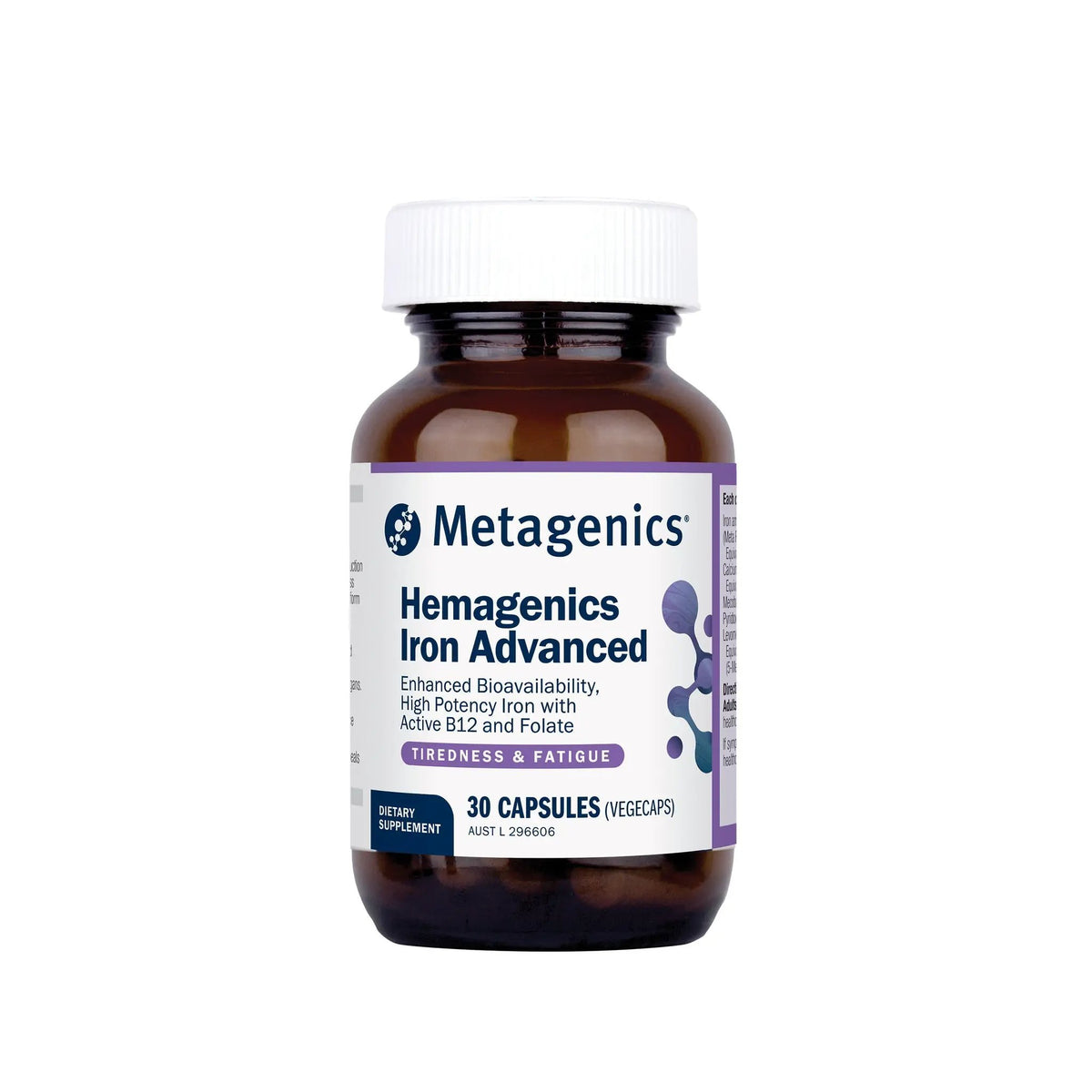 Hemagenics Iron Advanced 30 Capsules