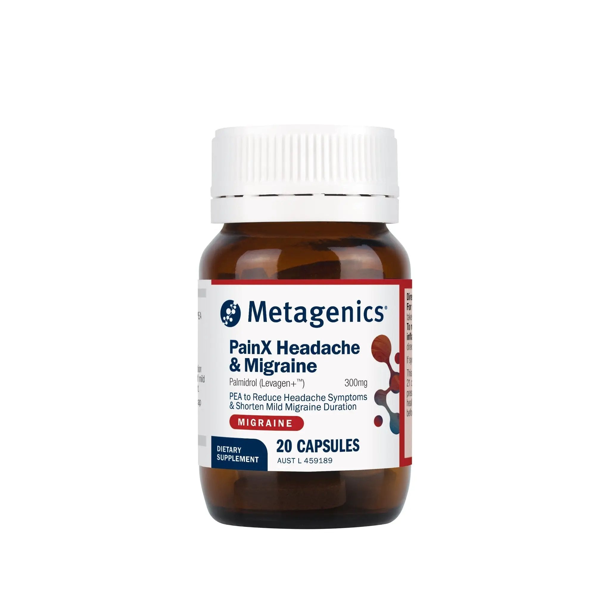 PainX Headache & Migraine 20 Capsules