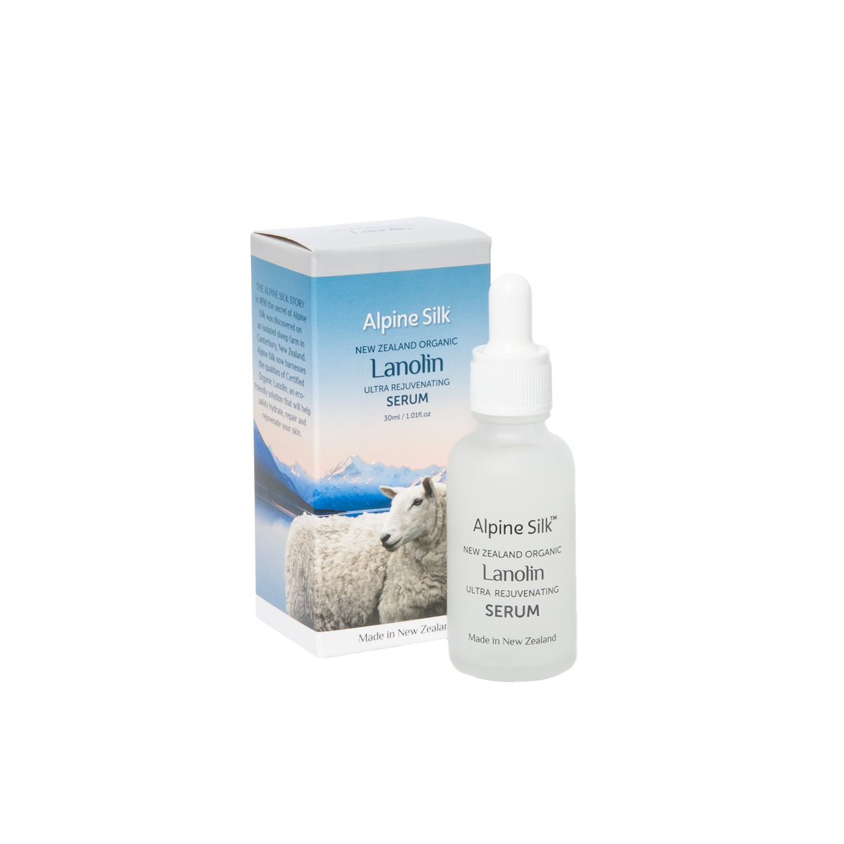 Alpine Silk Organic Lanolin Serum 30ml alpine,alpine honey,alpine manuka honey,alpine silk,Alpine Silk Bee Venom Eye Creme 30g,Alpine Silk Bee Venom Face Mask 50g,Alpine Silk Bee Venom Gift Pack,Alpine Silk Bee Venom Moisturiser 50g,Alpine Silk Certified