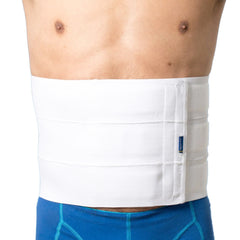 Abdominal Binder 3 Panel White