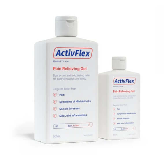 ACTIVFLEX PAIN RELIEF GEL ACTIVFLEX PAIN RELIEF GEL,boost your recovery,google,issues,joint inflammation,mild arthritis,Pain Relief Gel,temporary relief from muscle pain