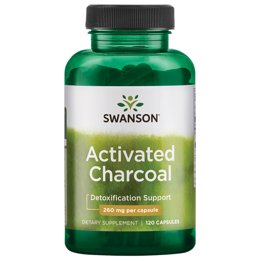 Swanson &ndash; Activated Charcoal 260mg 120C