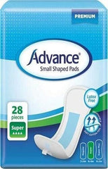 Advance® Small Shaped Pads adhesive back strip,anatomically designed,bladder weakness,breathable,close fitting conventional briefs,discreet pad,Fixation Pants,great protection,issues,moderate incontinence,Small Shaped Pads,stress incontinence,ultimate com