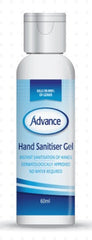Advance® Hand Sanitiser Gel 70% alcohol Completely Biodegradable,Ergonomically designed bottle,issues,Kills over 99.999% of germs,Natural Moisturisers,No water required,No-rinse formula,Quick evaporation time,Unique formulation