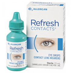 Refresh Contacts Eye Drops 15ml issues