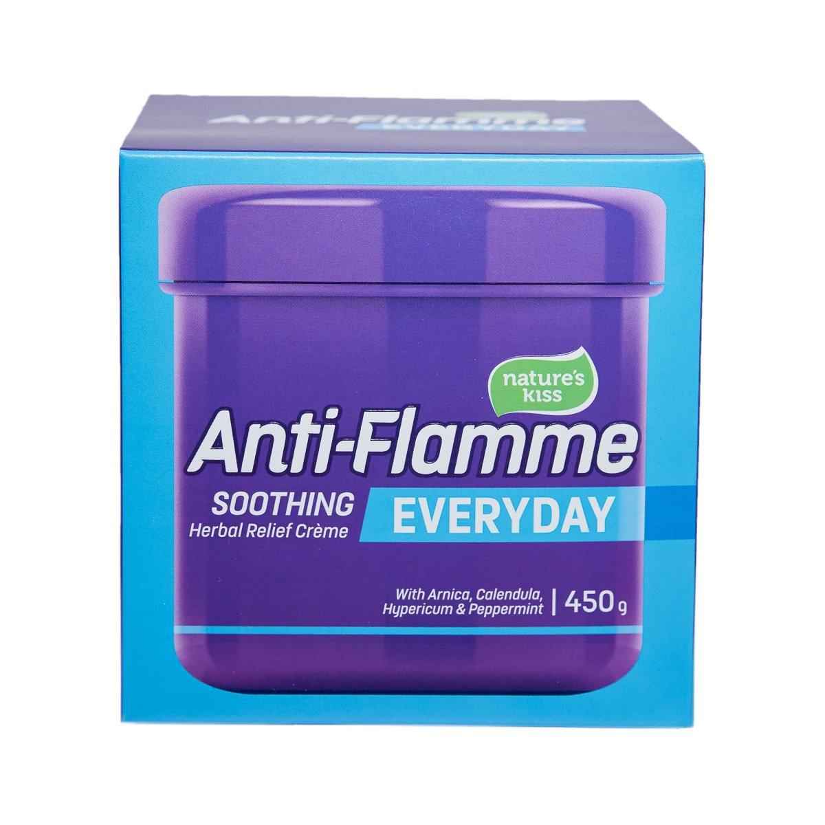 Anti Flamme Herbal Relief Cream 450G for natural pain relief solution with herbal ingredients.