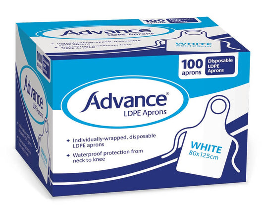 Advance&reg; Individually Wrapped Disposable Aprons