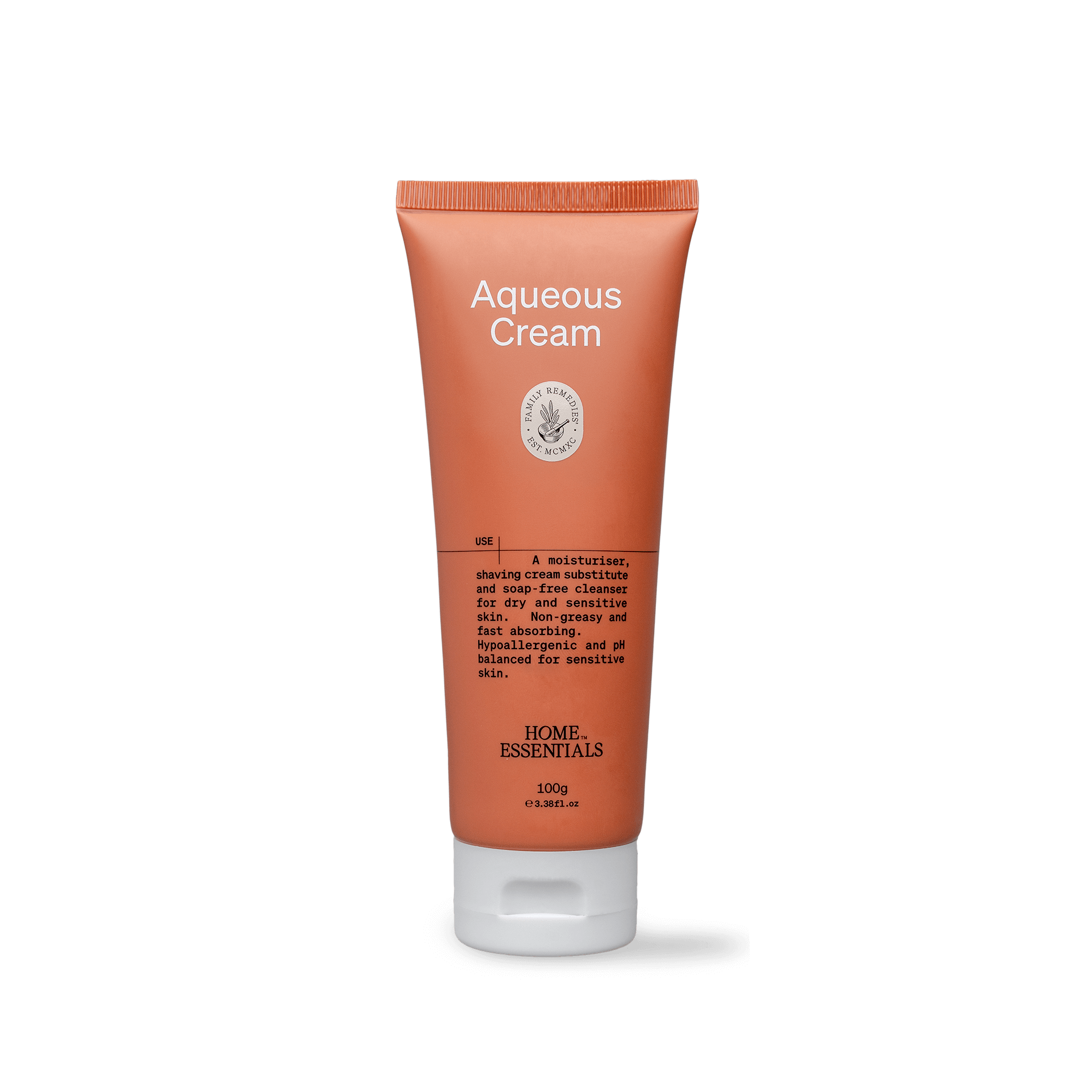 Home Essentials Aqueous Cream 100g Tube front view