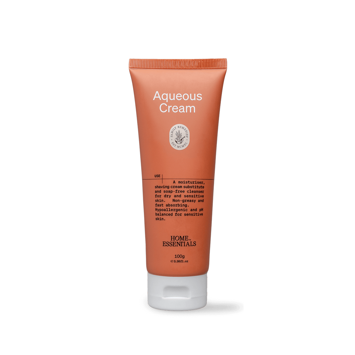 Home Essentials Aqueous Cream 100g Tube front view
