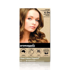 Aromaganic Hair Dye Hot Dark Flax 6.0N Australian Natural Organic Hair Dye