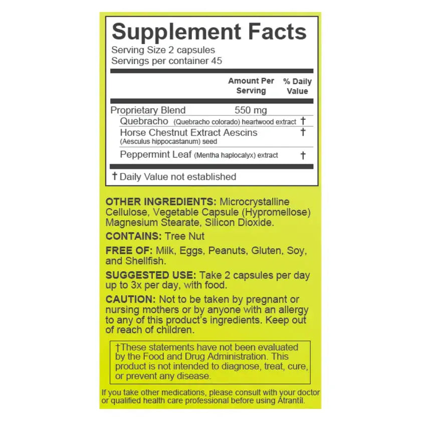 Atrantil 90 Capsules - Supports Digestive Health And Gut Balance - Dietary Supplement