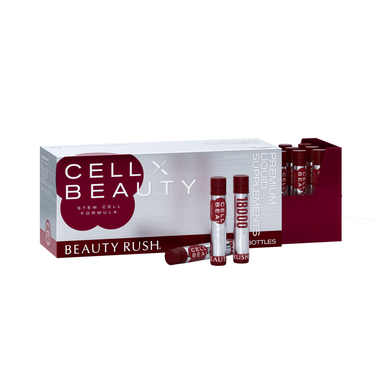 Beauty Rush Cell X Beauty Antioxidant And Skin Health Dietary Supplement (25ml x 30 Bottles)