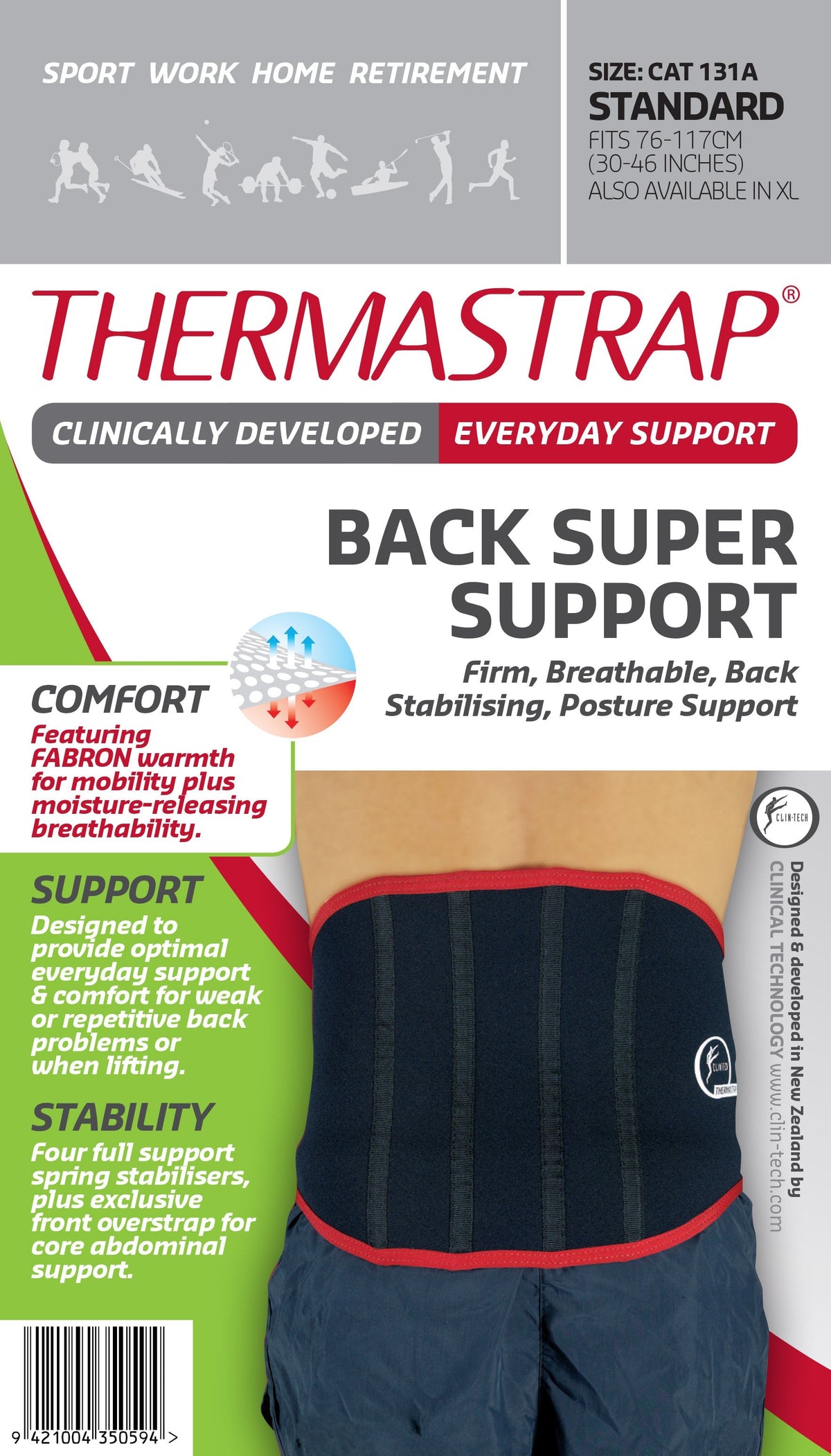 Thermastrap SUPER Back Support Christmas gift,christmas sale,issues,standard,xl