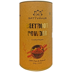 Sattvayur Organic Beetroot Powder 250g – Natural Nitrates for Energy & Stamina