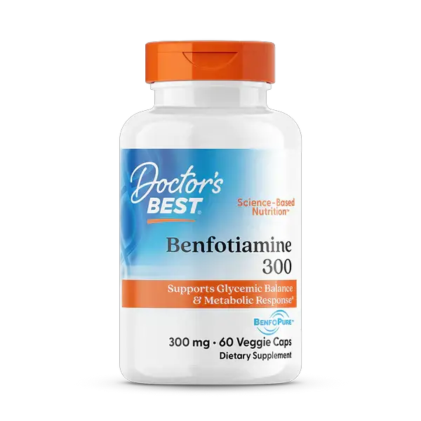 Doctor's Best Benfotiamine 300mg 60 Veggie Caps