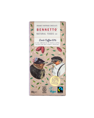 Bennetto 60% Dark Coffee Chocolate 80g