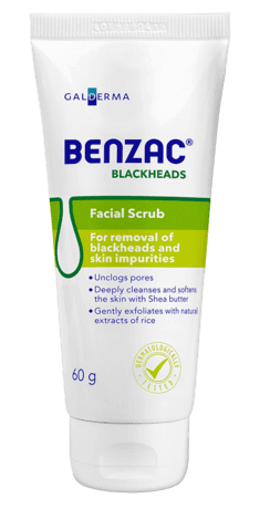 Benzac Blackheads Facial Scrub 60g acne,benzac,Benzac Blackheads Facial Scrub,blackheads,exfoliating scrub,facial scrub,issues,scrub,skin b5