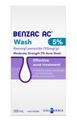 Benzac AC Acne Wash 5% 200ml