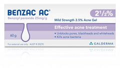 Benzac AC Gel 2.5% 60g