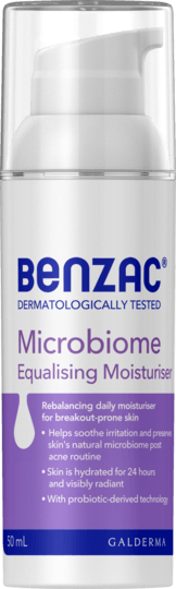 Benzac Microbiome Equalising Moisturiser 50ml - DominionRoadPharmacy