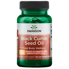 Swanson Black Cumin Seed oil 500mg 60VC